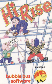 Hi Rise box art for Amstrad CPC